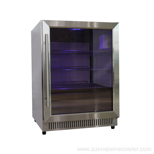 150 Liters waterproof stainless steel beverage display cooler